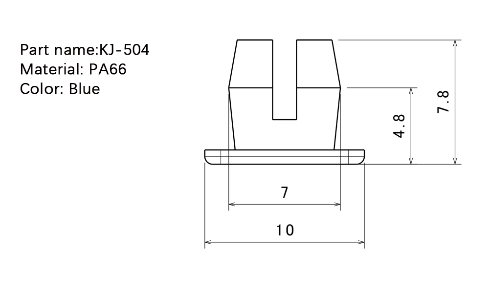 Grommet screw KJ-504